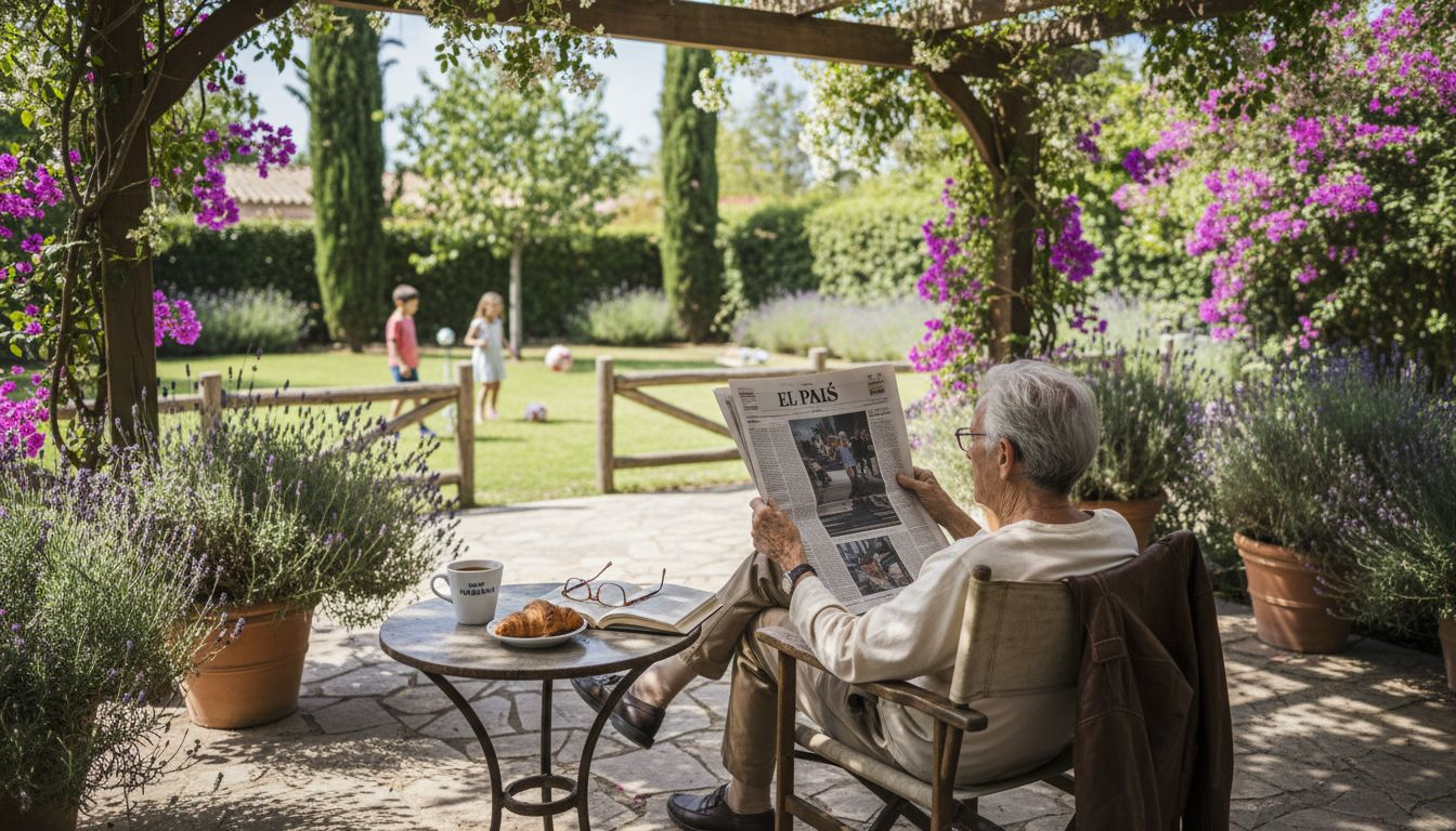 Disfruta de una exclusiva terraza privada en un chalet de lujo con amplio jardín