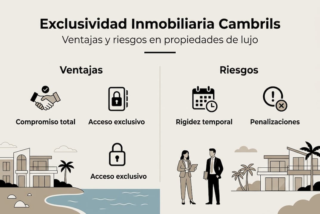 Infografía: ventajas y desventajas de la exclusividad