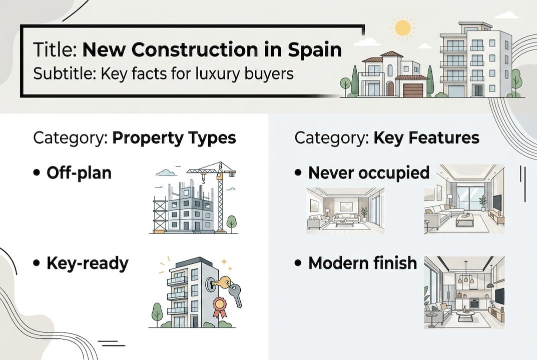 Infographic shows new construction types and features