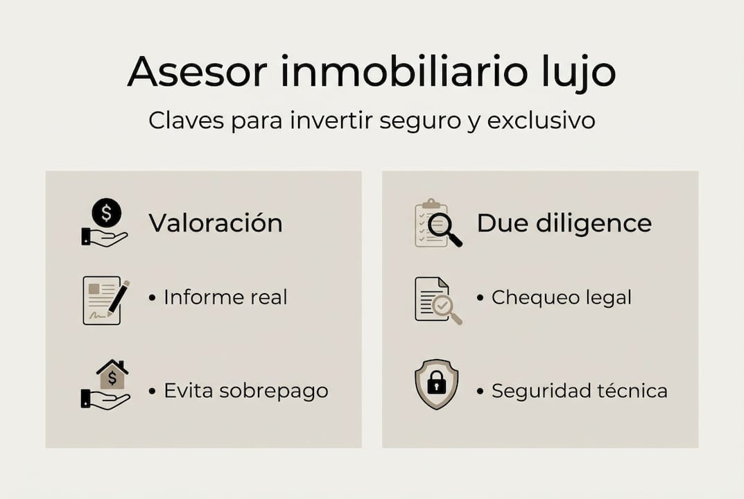 Infografía: el papel del asesor inmobiliario en el sector de lujo