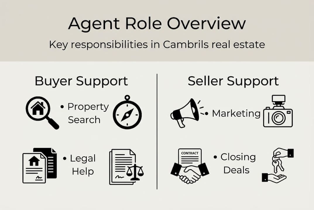 Infographic outlines agent duties for buyers, sellers