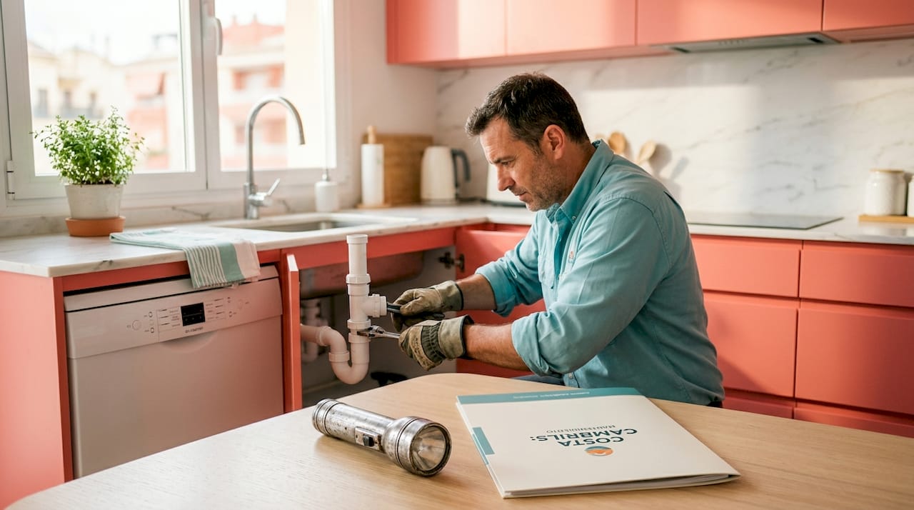 Un especialista realiza una revisión en la cocina para garantizar la seguridad y prevenir posibles riesgos.