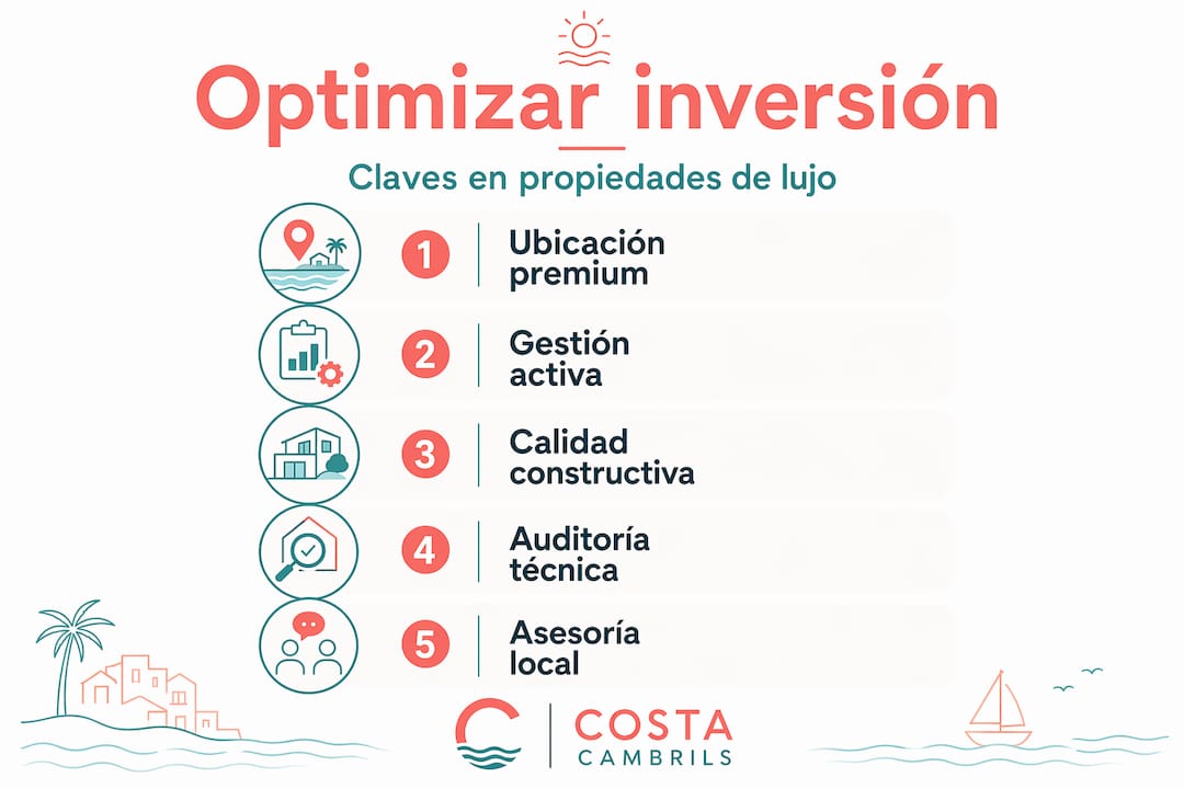Infografía vertical sobre cómo sacar el máximo partido a las inversiones en el sector lujo