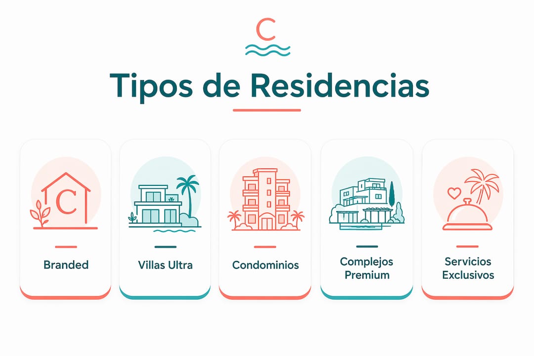 Infografía: descubre los principales tipos de viviendas exclusivas
