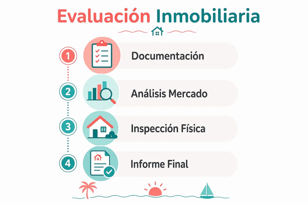 Infografía: guía práctica para valorar una propiedad paso a paso