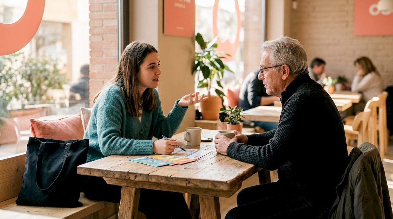 Buyer consulting expert about property taxes