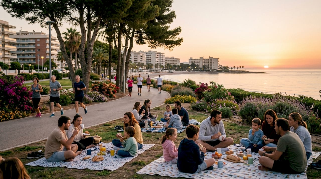 Nuevo paseo marítimo renovado, ideal para disfrutar caminando o en bicicleta junto al agua.