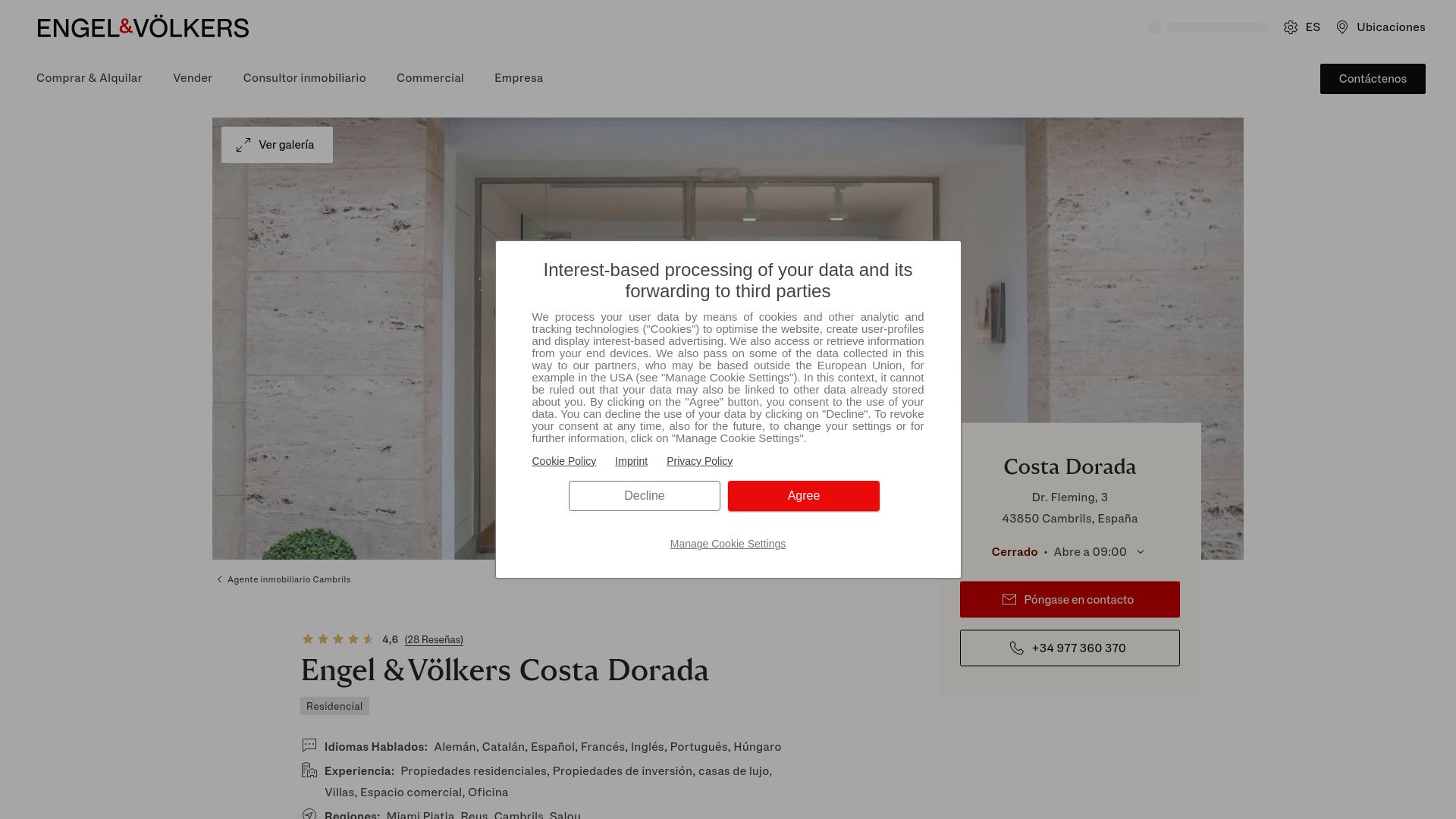 https://engelvoelkers.com/costadorada