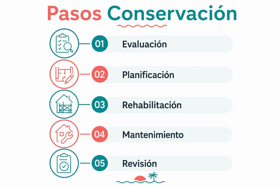 Infografía: guía práctica para el mantenimiento y cuidado de tus propiedades