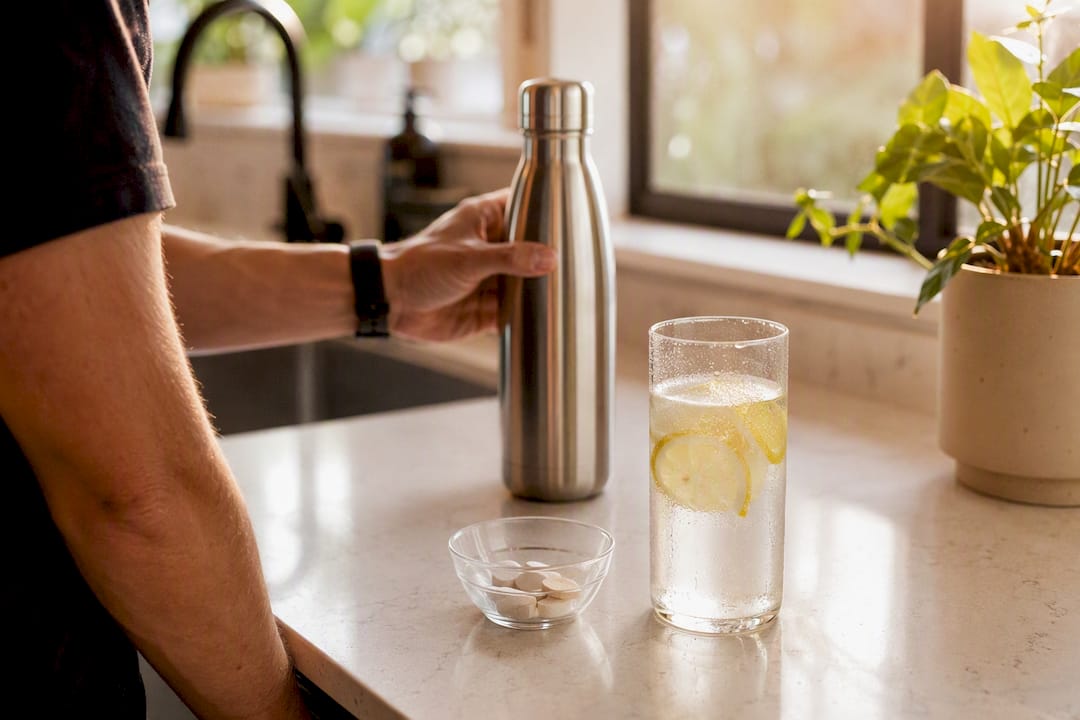 Hydration preparation for sauna blanket use