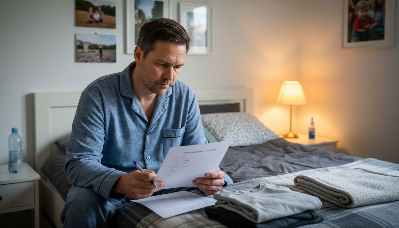 Inför en plastikoperation förbereder man sig på att återhämta sig hemma.