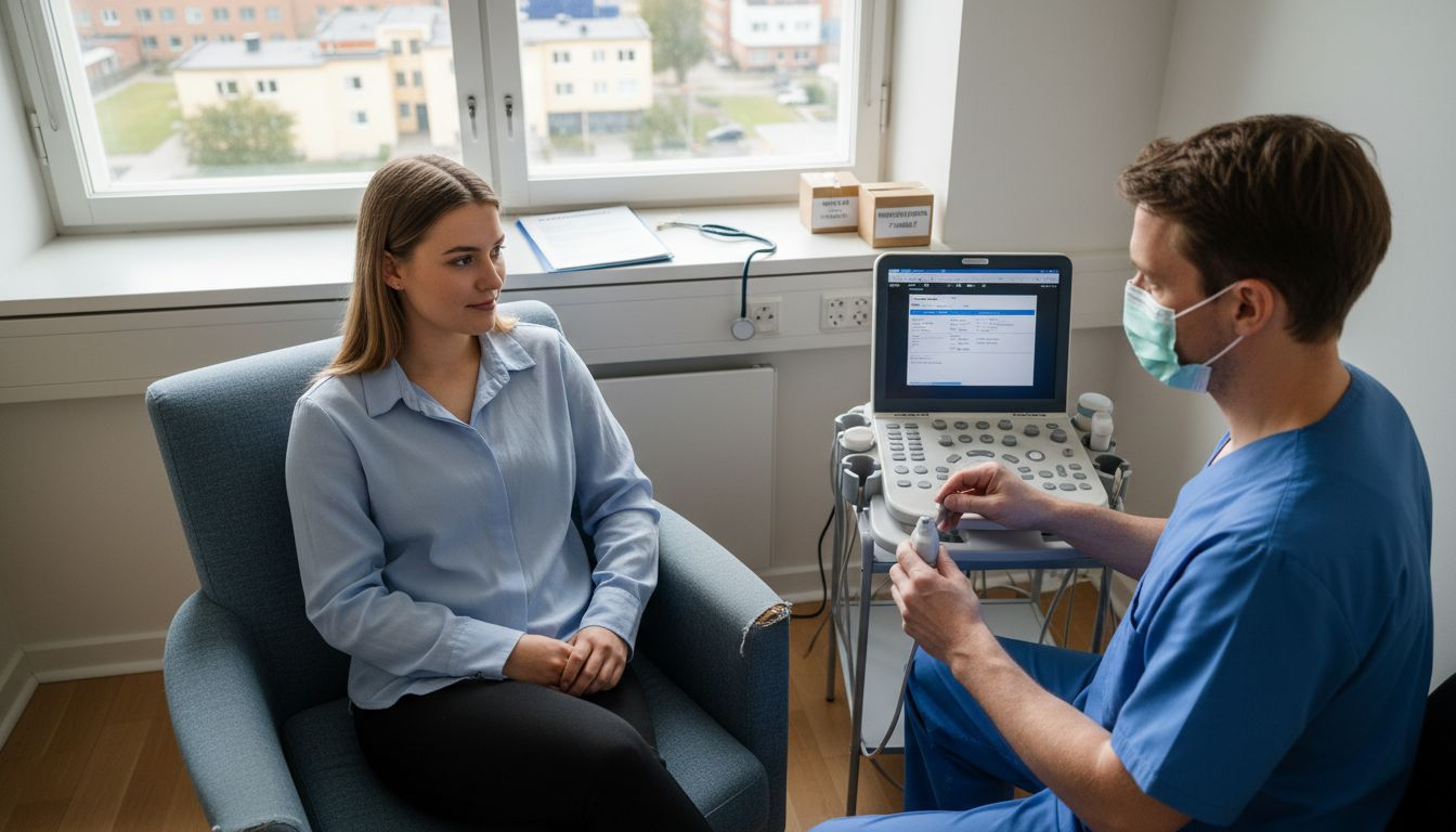 Inför en ansiktsoperation förbereds patienten noggrant.
