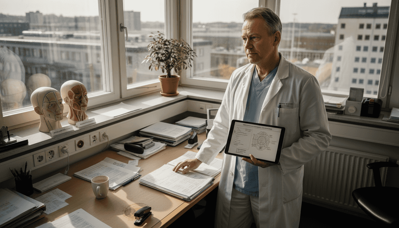 Plastikkirurg undersöker ny behandlingsmetod på kliniken