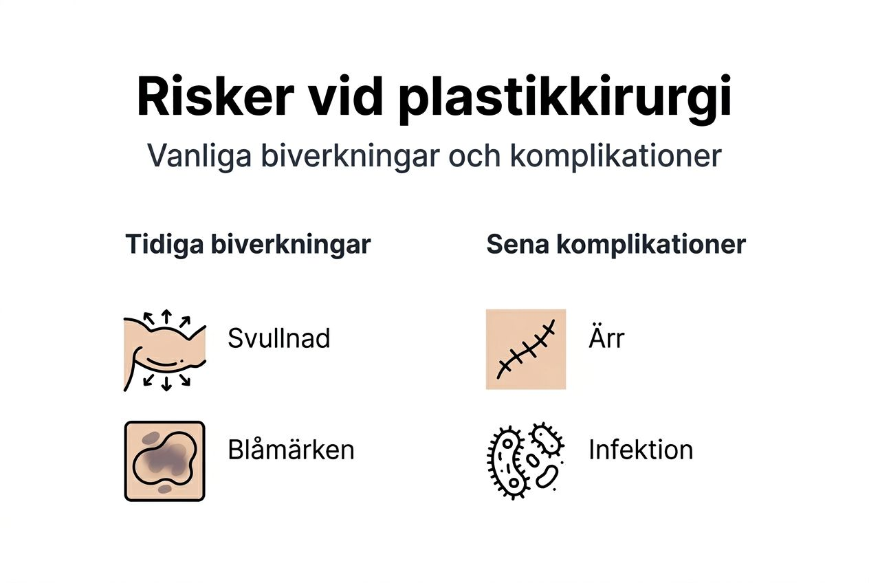 Grafisk översikt över vanliga risker och möjliga biverkningar