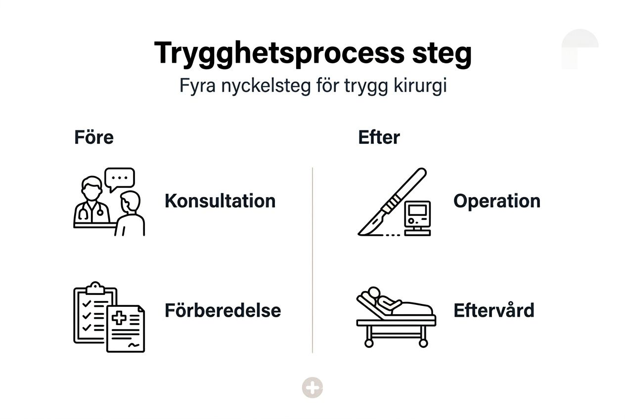 Översikt: Så går en säker plastikkirurgisk process till steg för steg