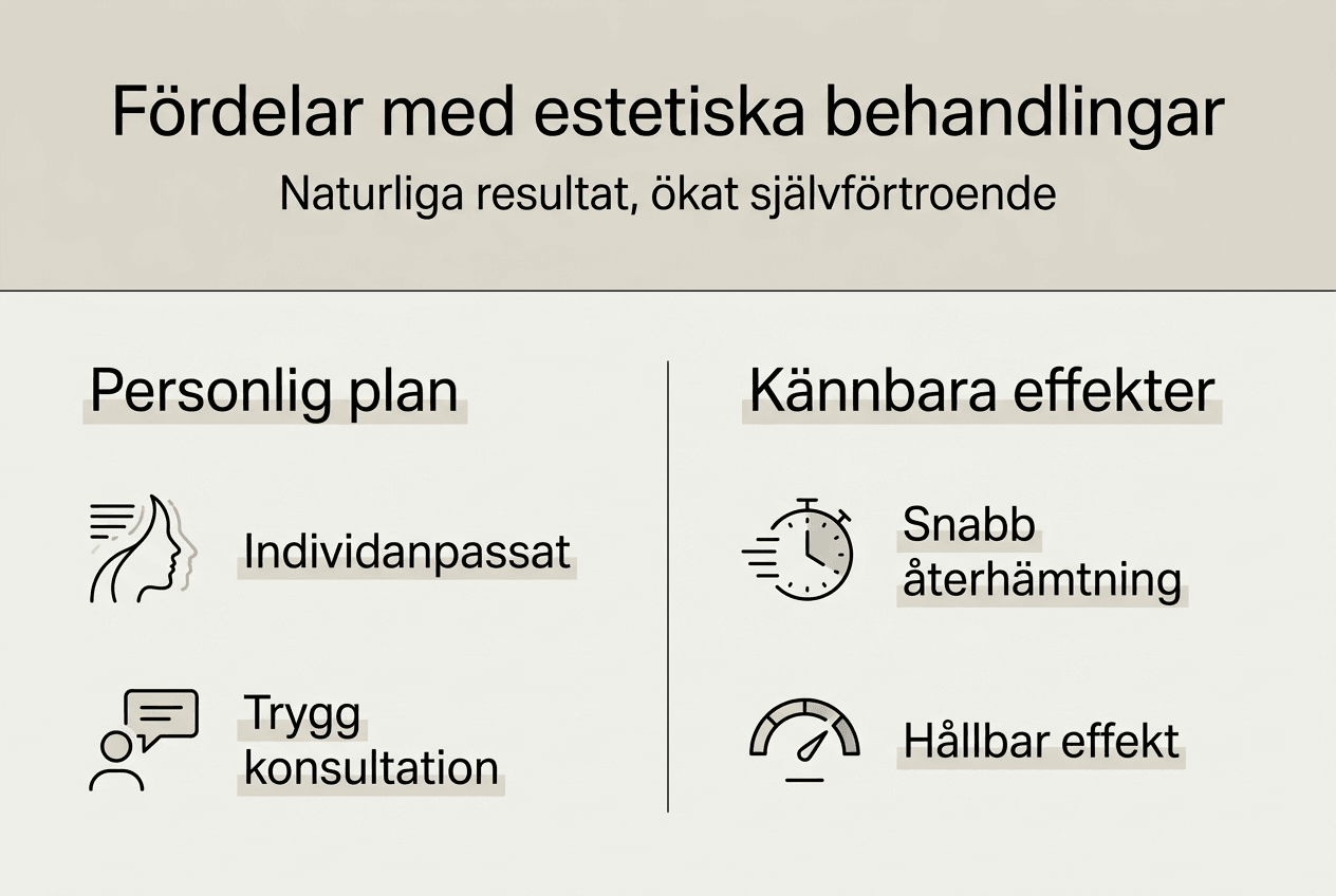 Grafisk översikt: Därför väljer allt fler estetiska behandlingar