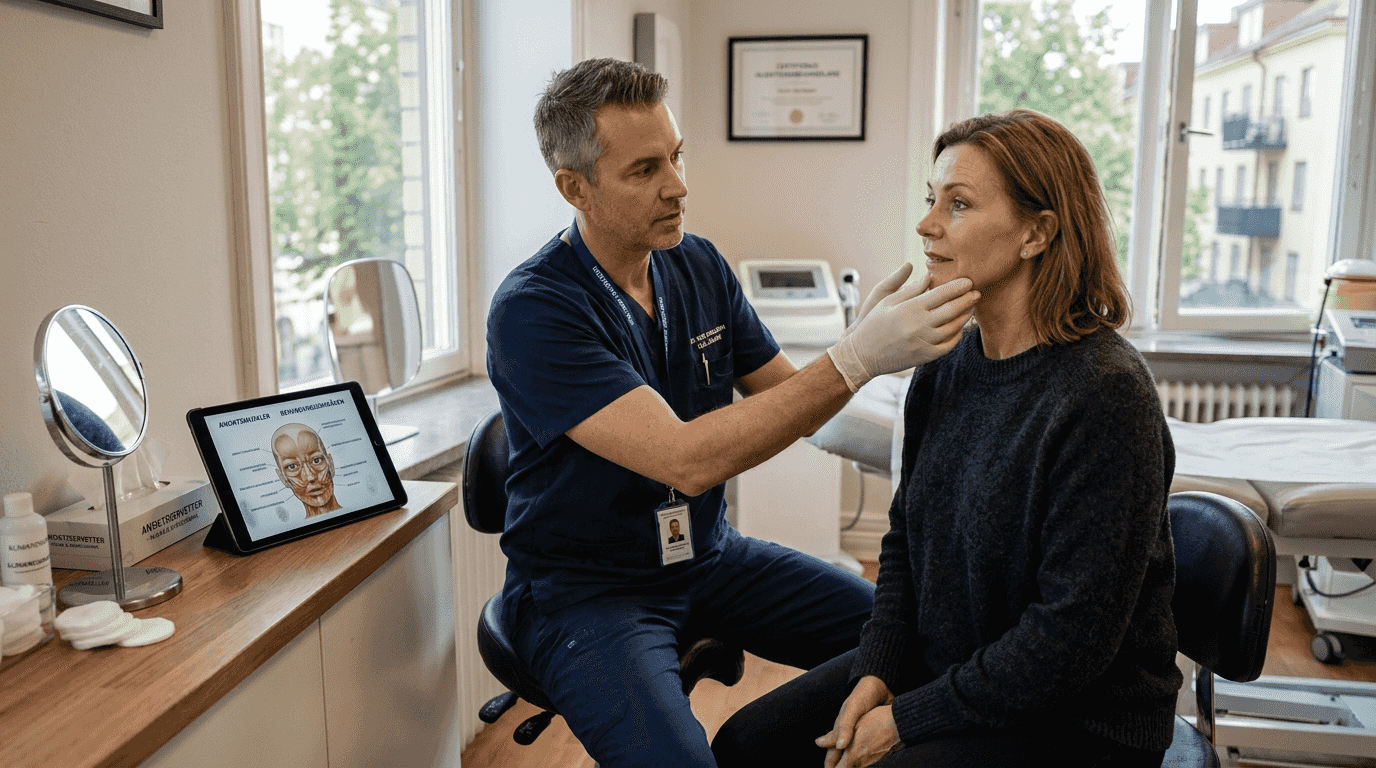 Behandlaren gör en individuell bedömning av patienten för att kunna anpassa behandlingen.