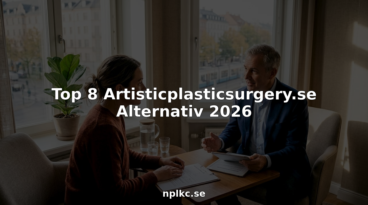 Patient och kirurg samtalar i ett ljust och soligt mottagningsrum.