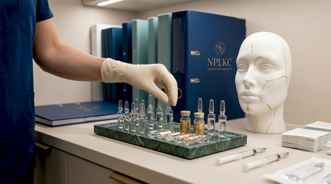 Läkaren väljer injicerbara preparat för behandling