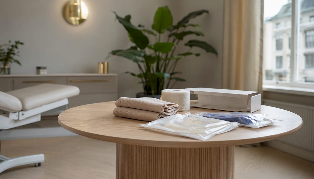 Elegant och påkostad konsultationssal på klinik