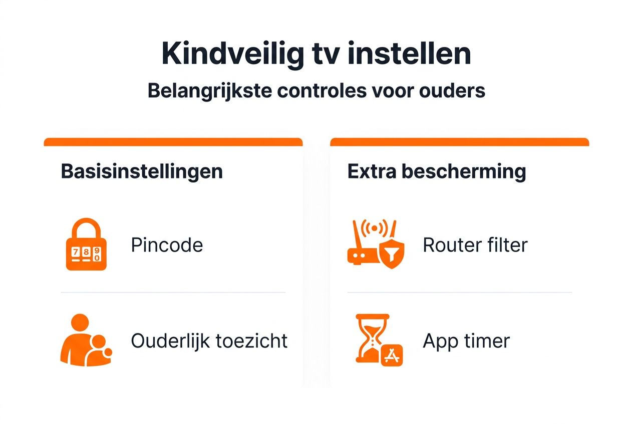 Infographic: alles wat je moet weten over kindvriendelijke tv-instellingen