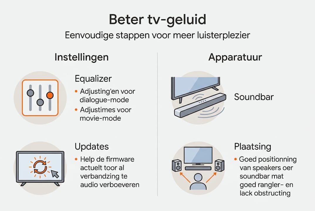 Infographic: zo haal je meer uit het geluid van je tv
