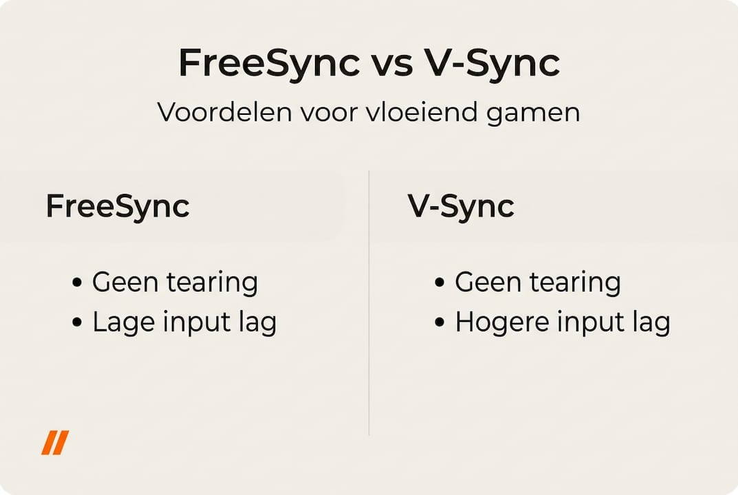 Infographic: FreeSync of V-Sync – wat zijn de belangrijkste verschillen?