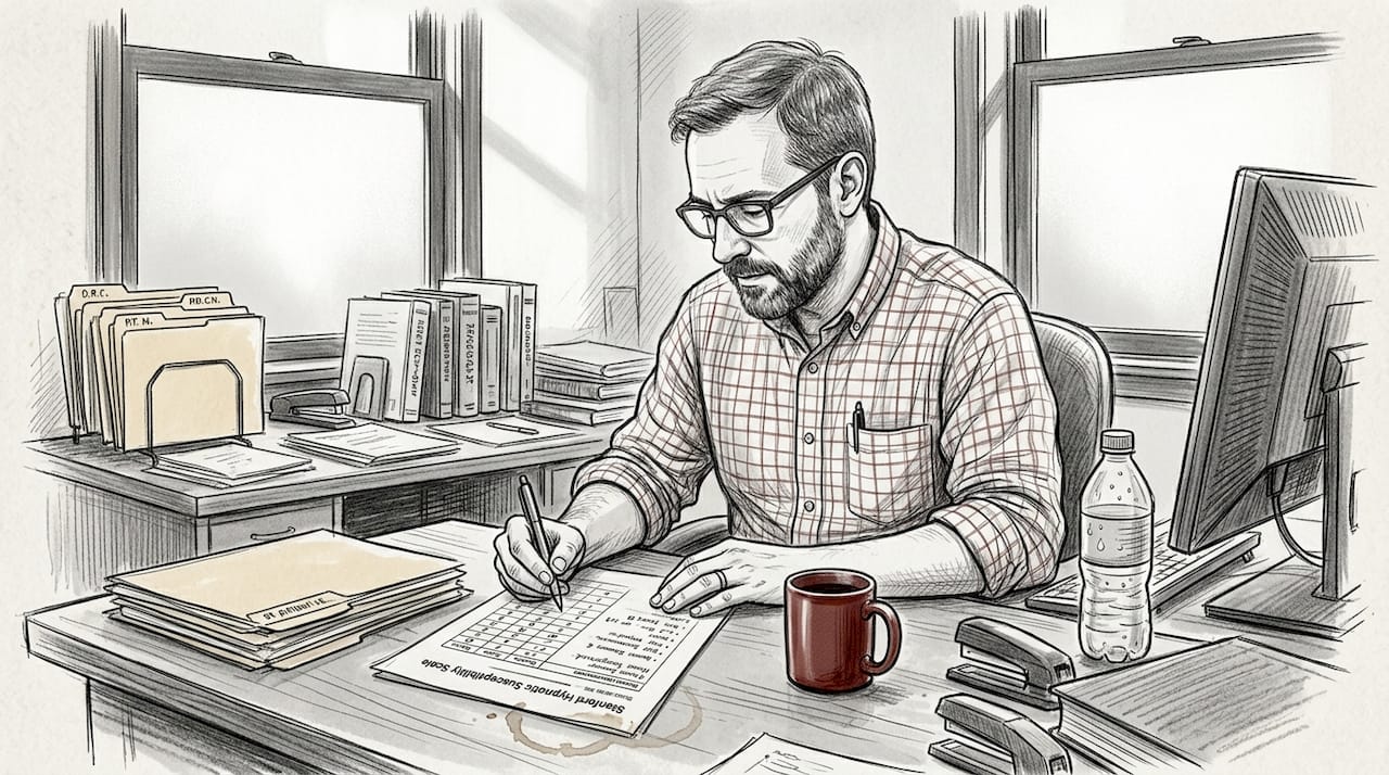 Therapist scores hypnosis assessment scale