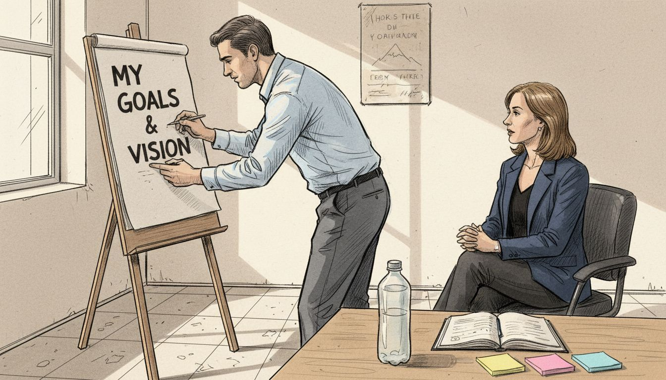 Coaching session with goal setting activity