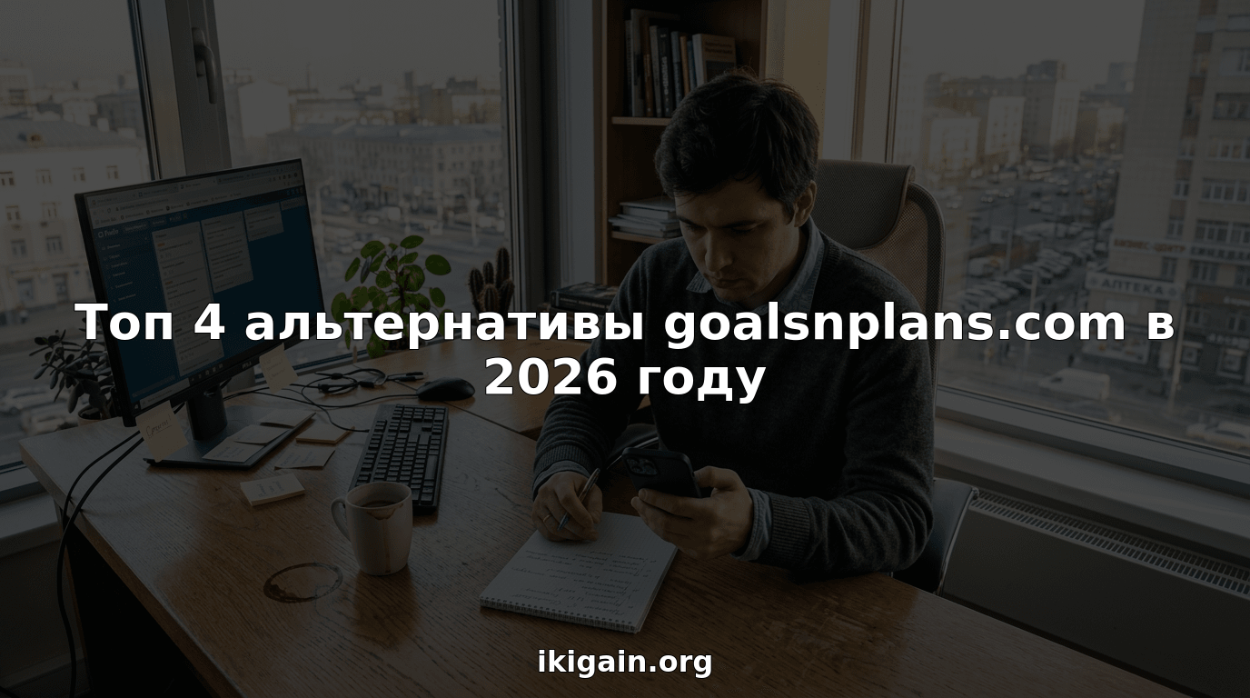 Топ 4 альтернативы goalsnplans.com в 2026 году
