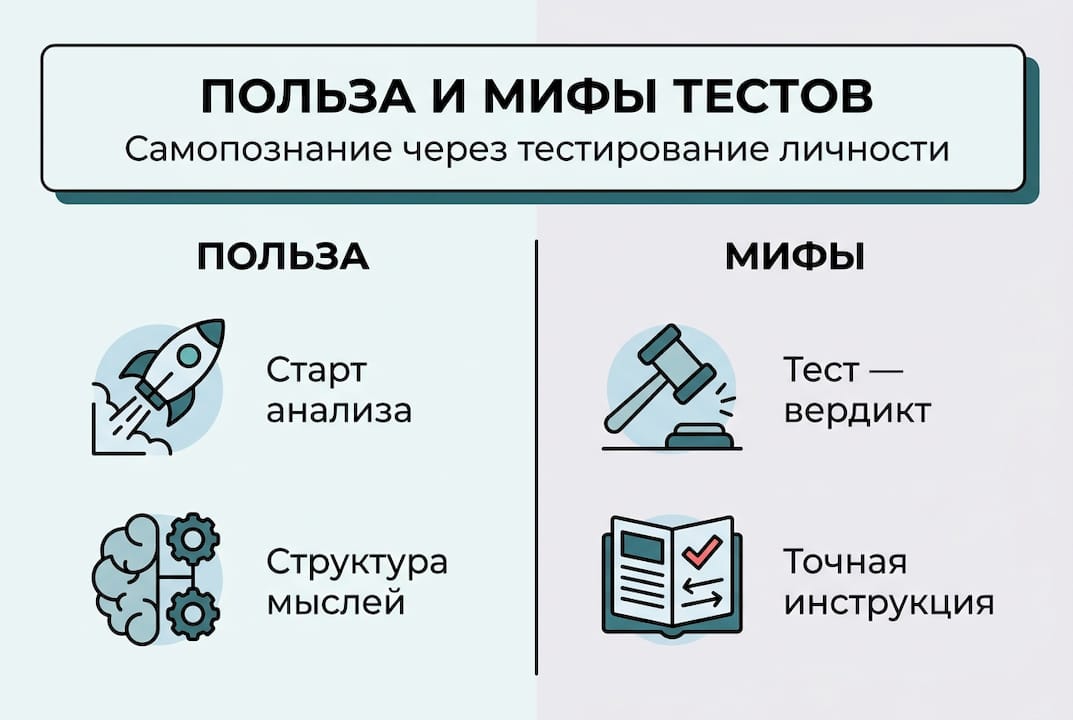 Инфографика: почему тесты действительно полезны и какие заблуждения о них существуют