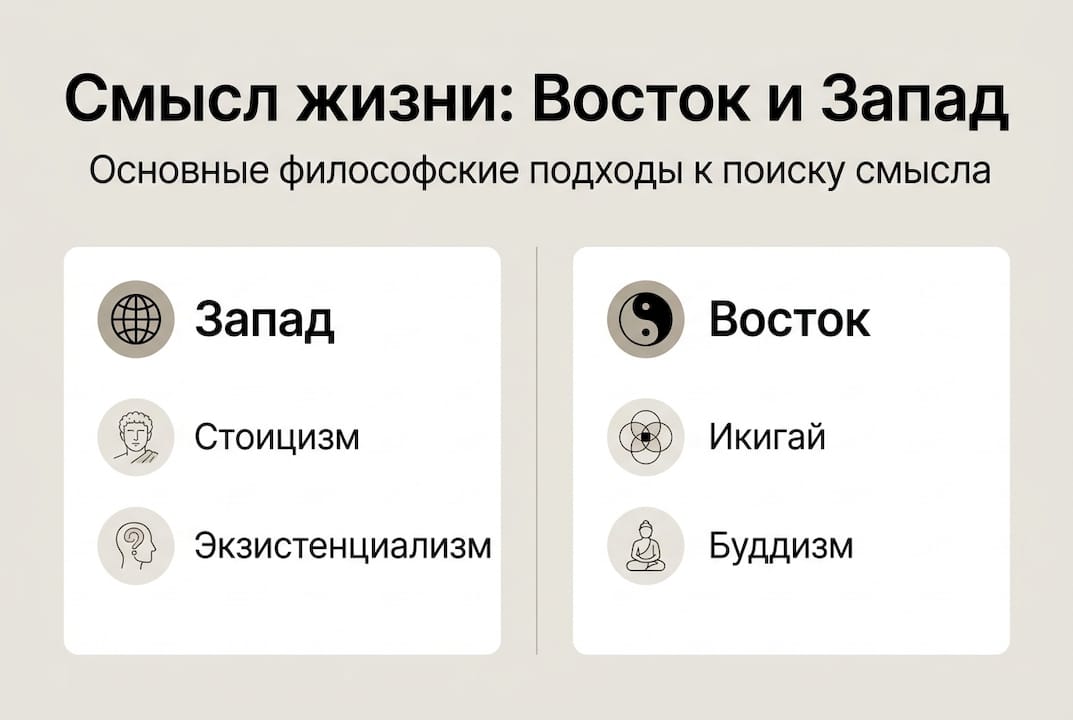Инфографика: как люди ищут смысл жизни