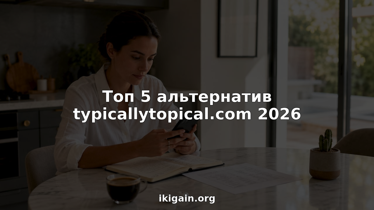 Топ 5 альтернатив typicallytopical.com 2026