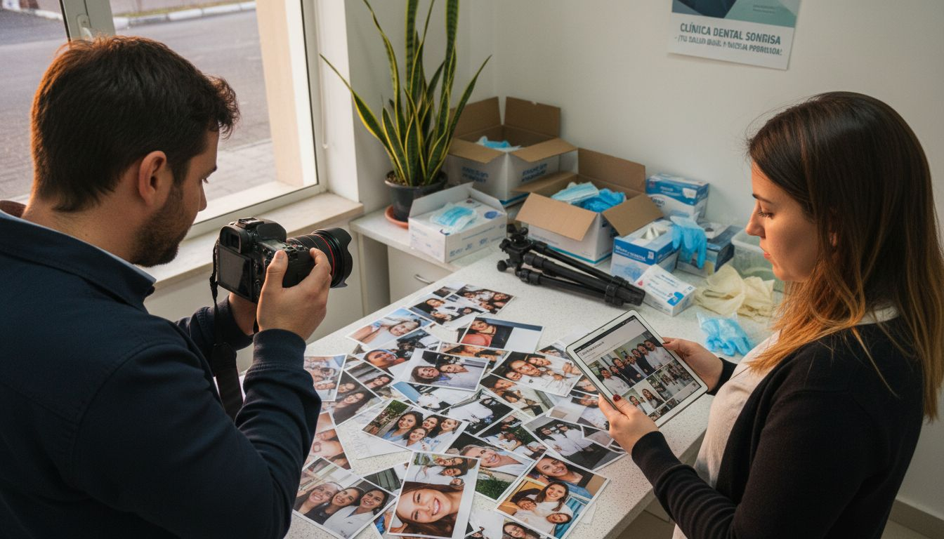 El equipo médico se encarga de tomar fotografías reales y sin filtros