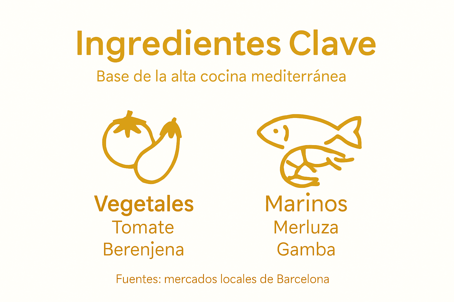Guía visual de los ingredientes esenciales de la cocina mediterránea