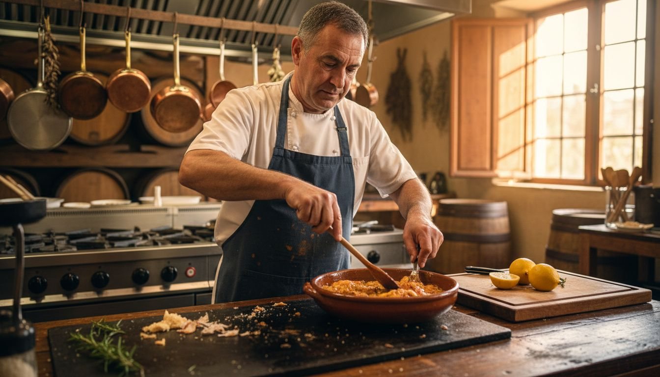 Chef catalán especializado en recetas de mar y montaña