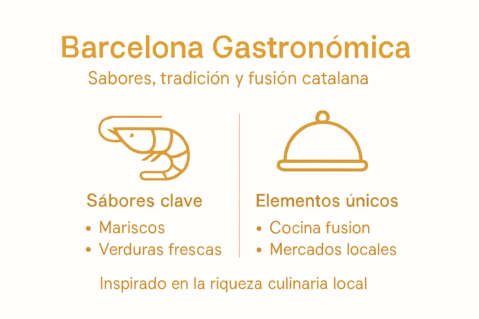 Infografía: los imprescindibles de la cocina barcelonesa