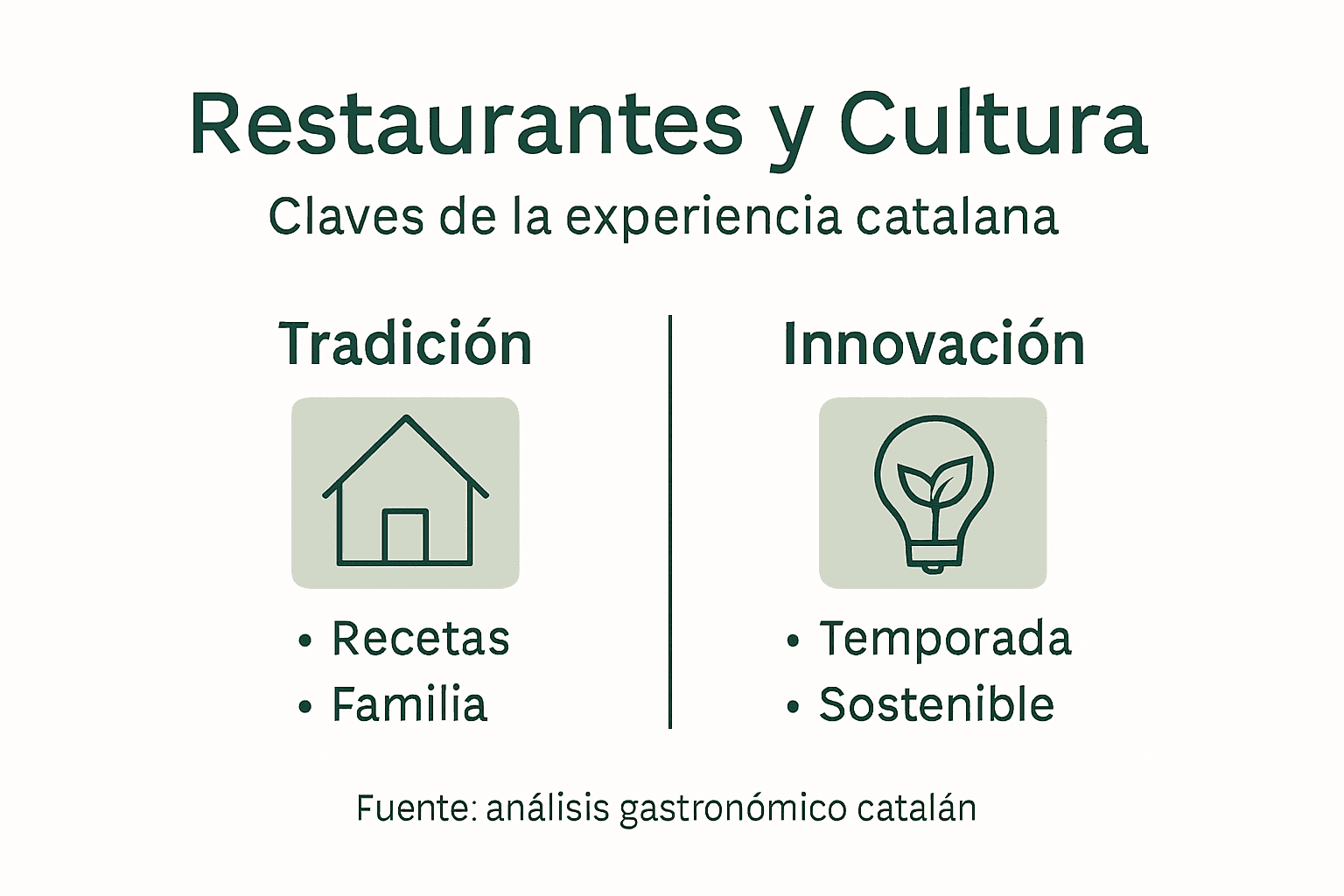 Descubre en nuestra infografía todo lo que Cataluña tiene para ofrecer: desde su riqueza cultural hasta los restaurantes más emblemáticos de la región.