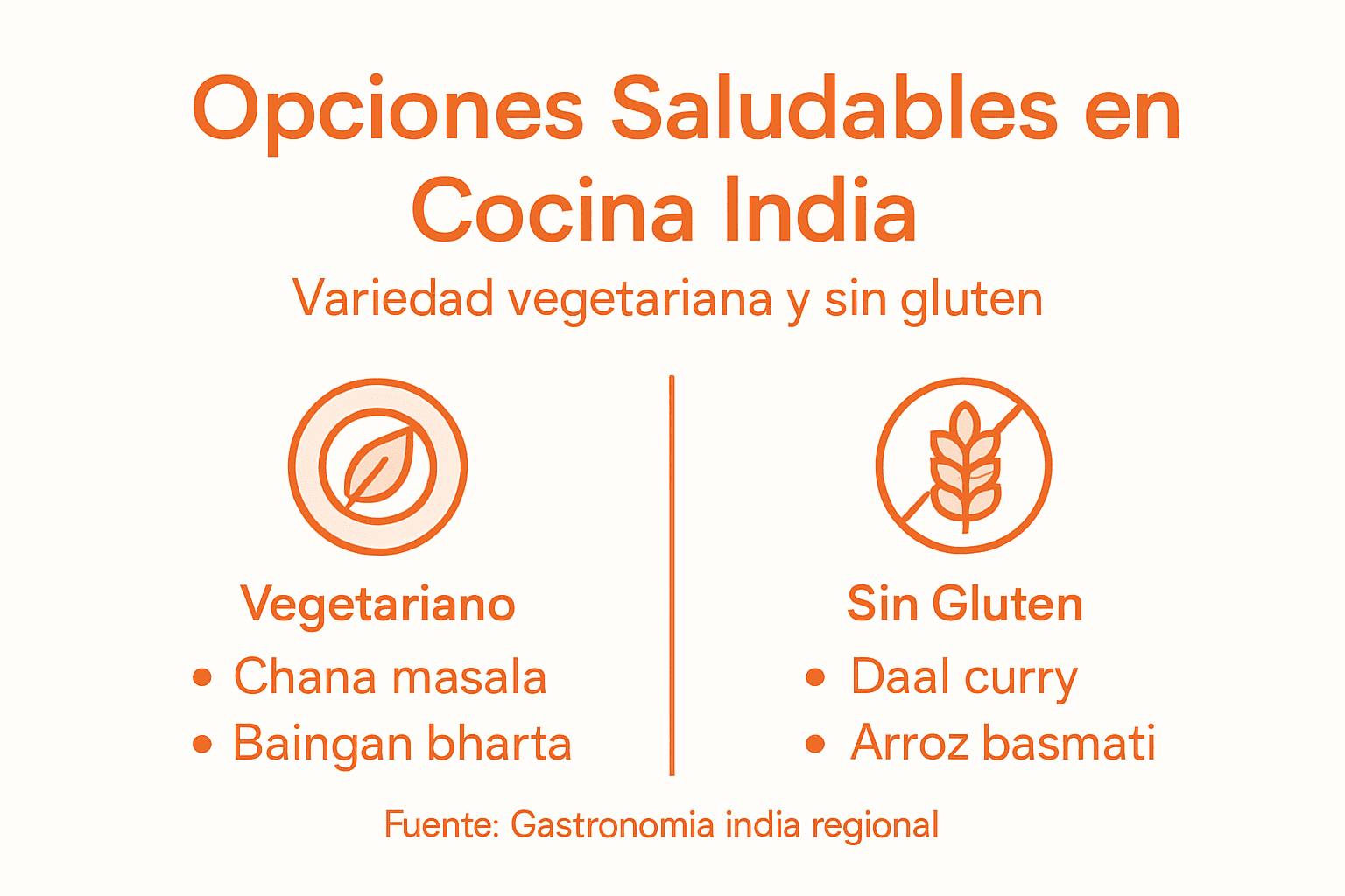 Descubre en esta infografía las mejores alternativas saludables de la gastronomía india