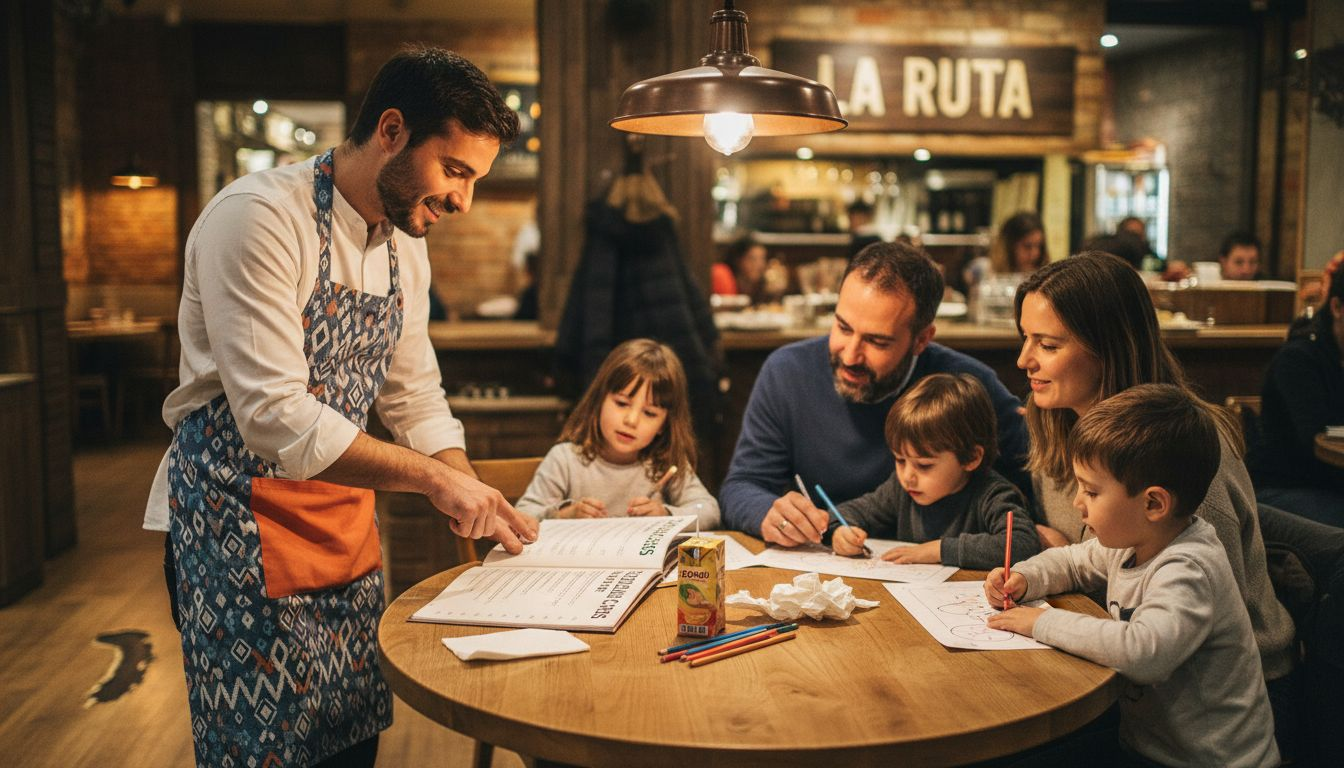 Un camarero que te atiende con una sonrisa y te hace sentir como en casa.