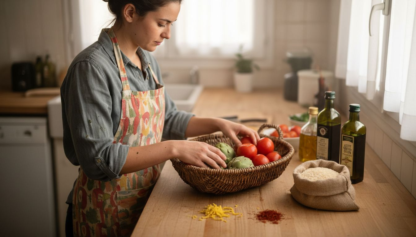 En nuestra cocina apostamos por productos frescos de la huerta valenciana, seleccionados cuidadosamente para garantizar el auténtico sabor local en cada plato.