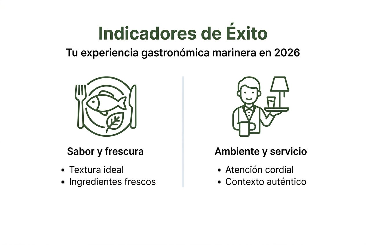 Infografía con los principales indicadores para evaluar la experiencia gastronómica