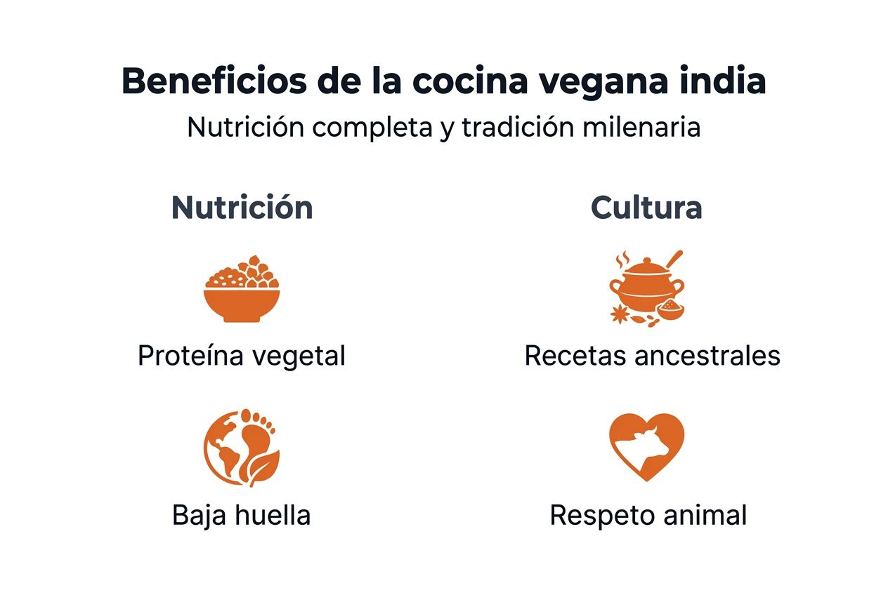 Infografía sobre las ventajas nutricionales y culturales del estilo de vida vegano