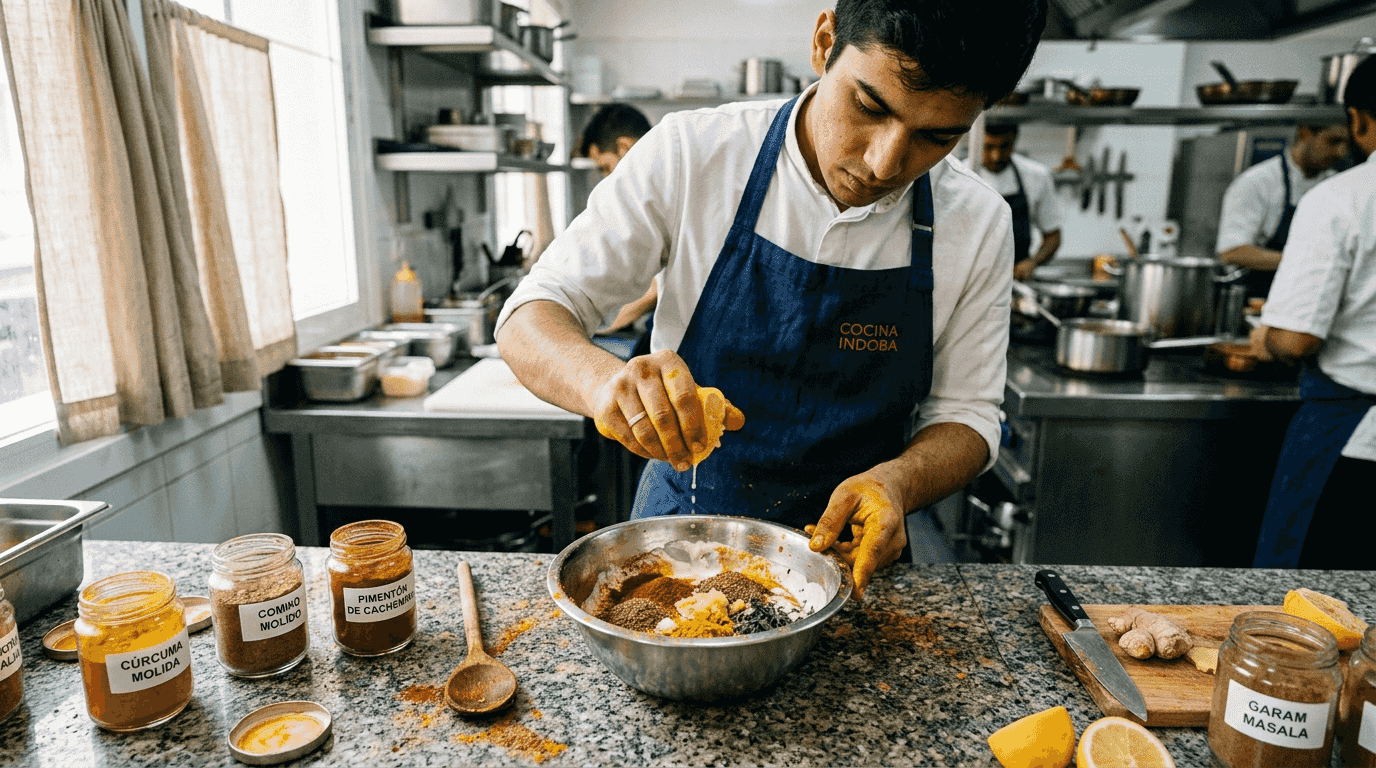 Marinado tandoori elaborado artesanalmente por nuestro chef