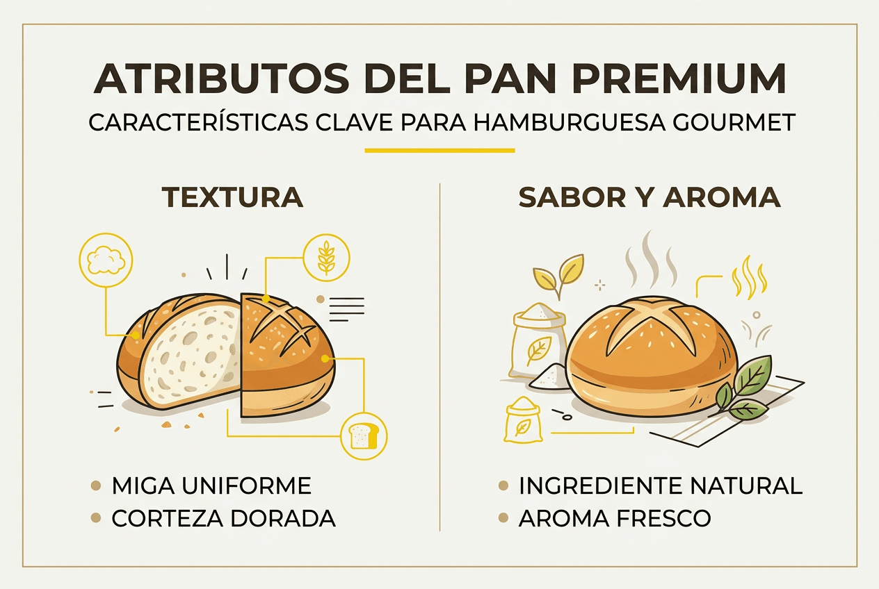 Infografía: características del pan de alta calidad
