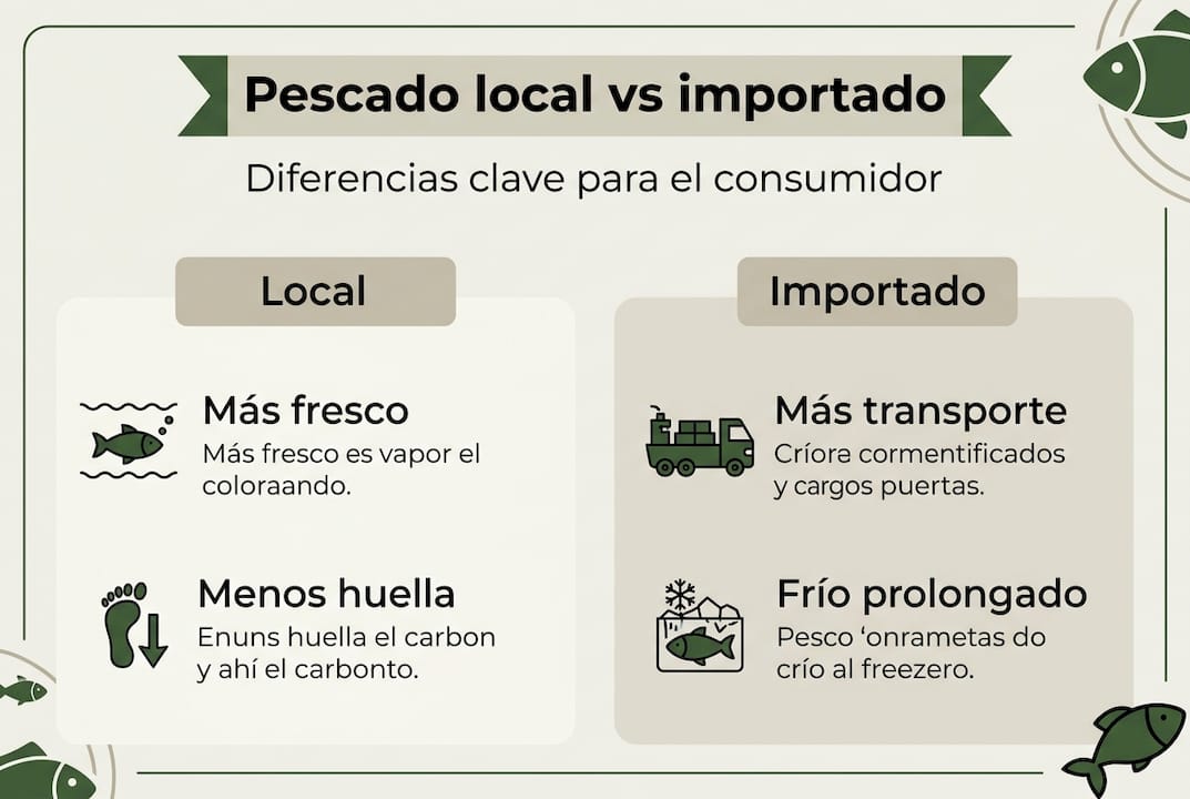 Infografía: ¿En qué se diferencian los pescados locales de los importados?