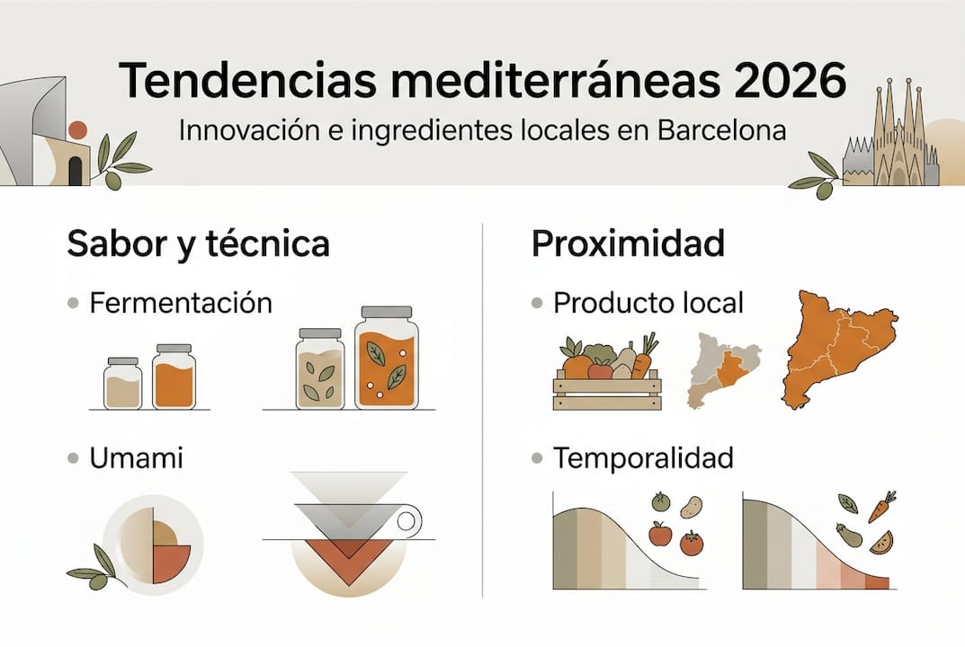 Infografía: lo último en tendencias mediterráneas para 2026