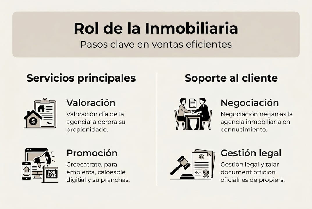 Descubre en esta infografía los servicios esenciales que ofrece una inmobiliaria