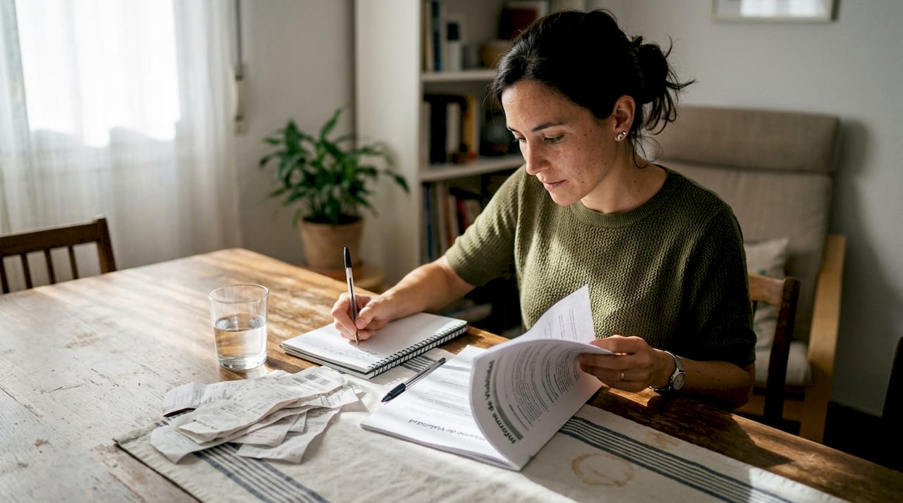 Especialista en consultoría analizando la viabilidad de un proyecto inmobiliario