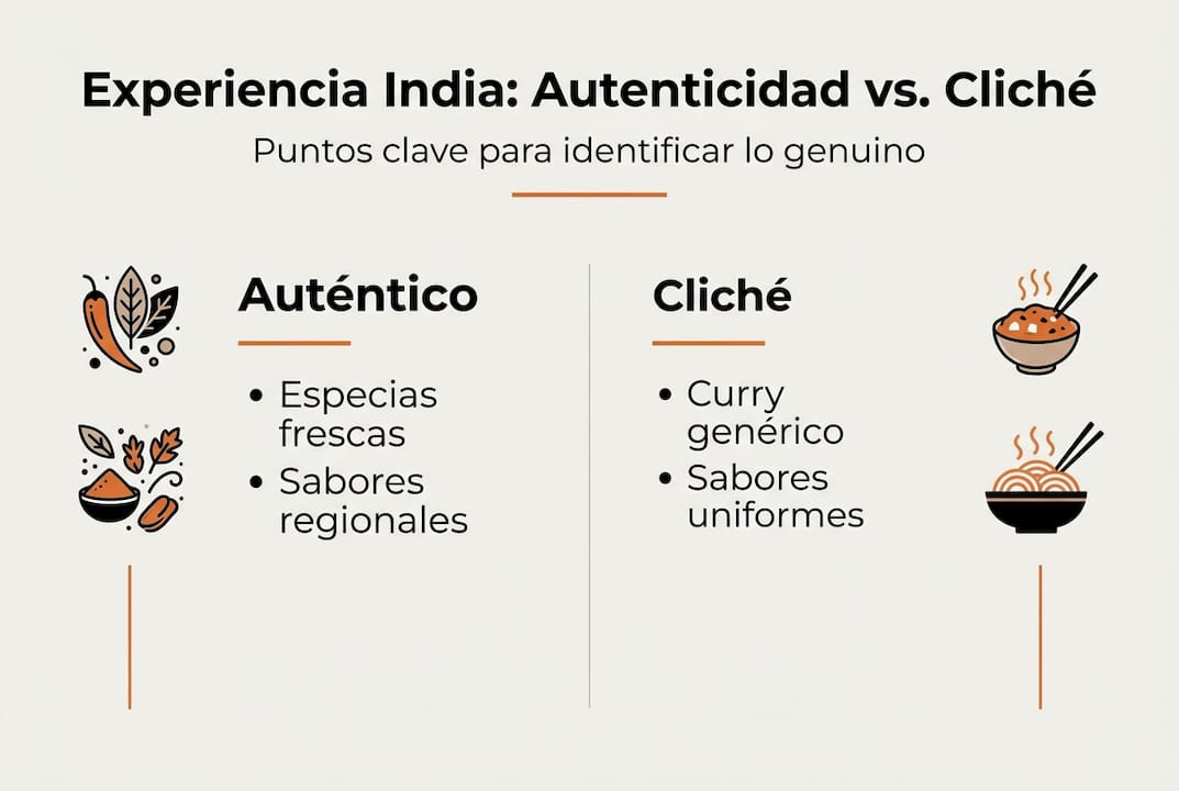 Infografía imprescindible: la verdadera cocina india frente a los tópicos
